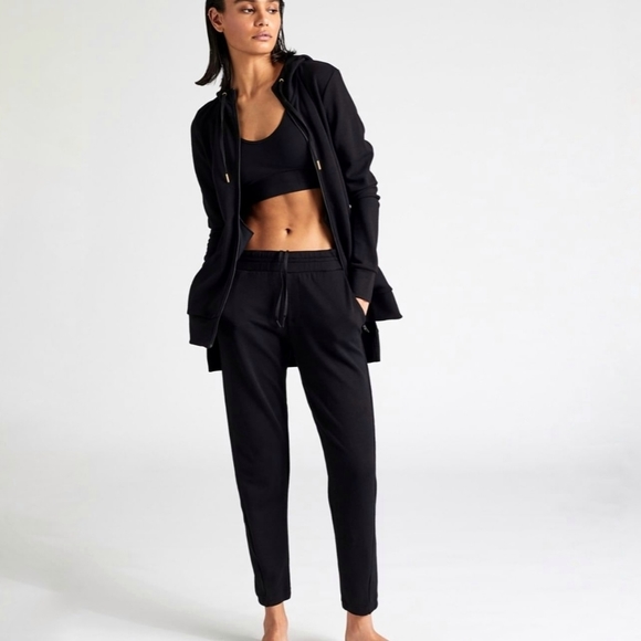 Lucas Hugh Halo Track Pants Merino Wool Black Size XS - Picture 2 of 15